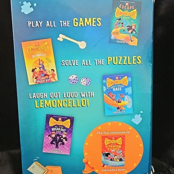 Mr. Lemoncello Box Set - Books 1-4 - Picture 2 of 8